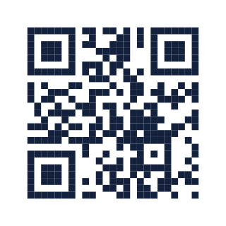 posterabc.com adresine yönlendiren lacivert QR kod örneği